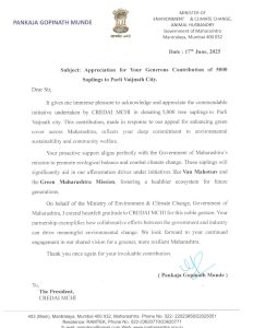Appreciation letter from Smt Pankaja Munde (17.6.25)_page-0001