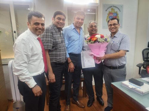 Photo of meeting with Sunil Rathod